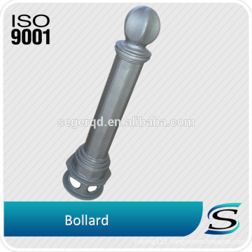 ductile iron casting bollard with black painted